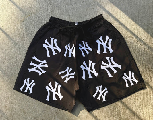 NY shorts with draw string (black)