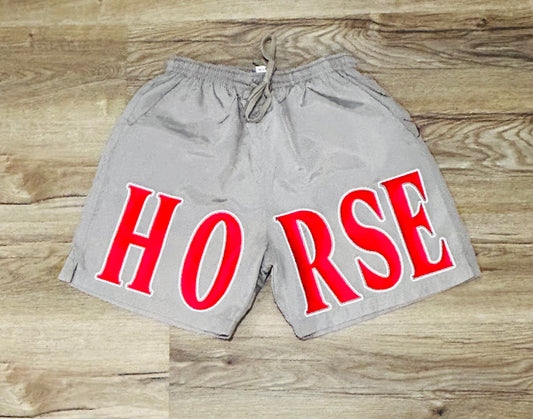 Horse shorts Grey