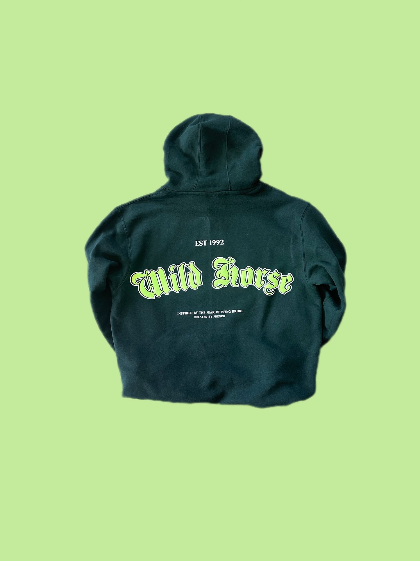 Green Wild Horse Hoodie