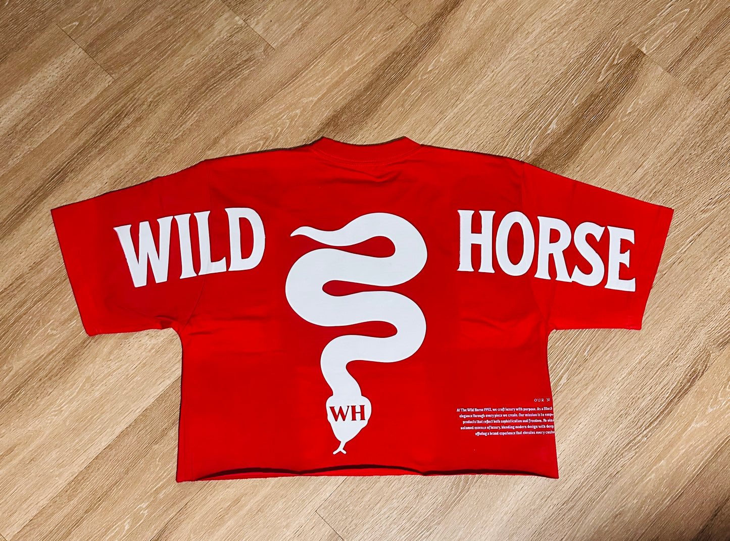 Wild horse boxy t shirt