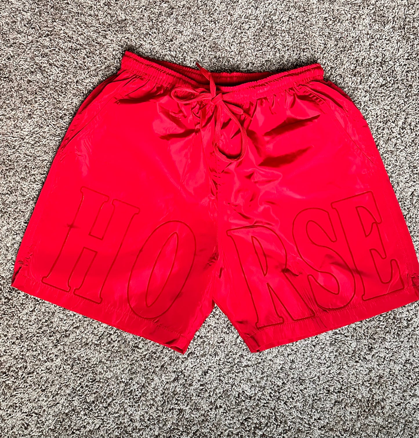 Blood Red Horse Shorts