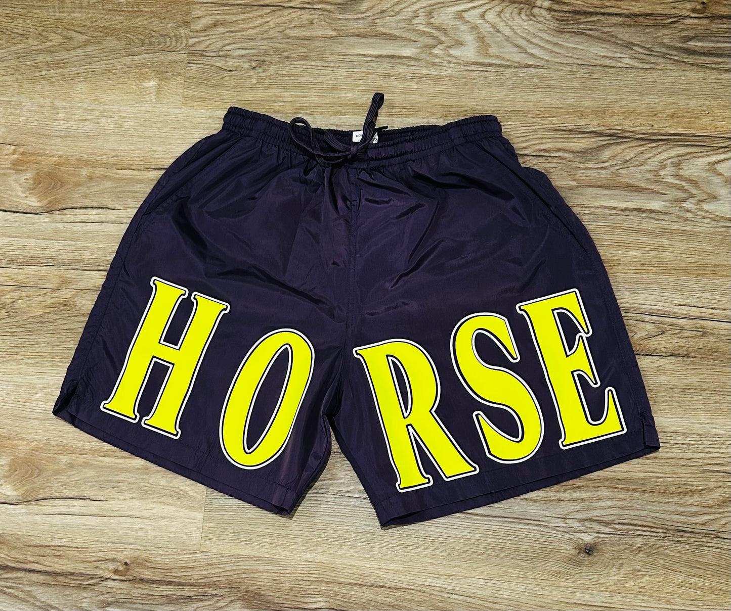 Horse shorts royal purple