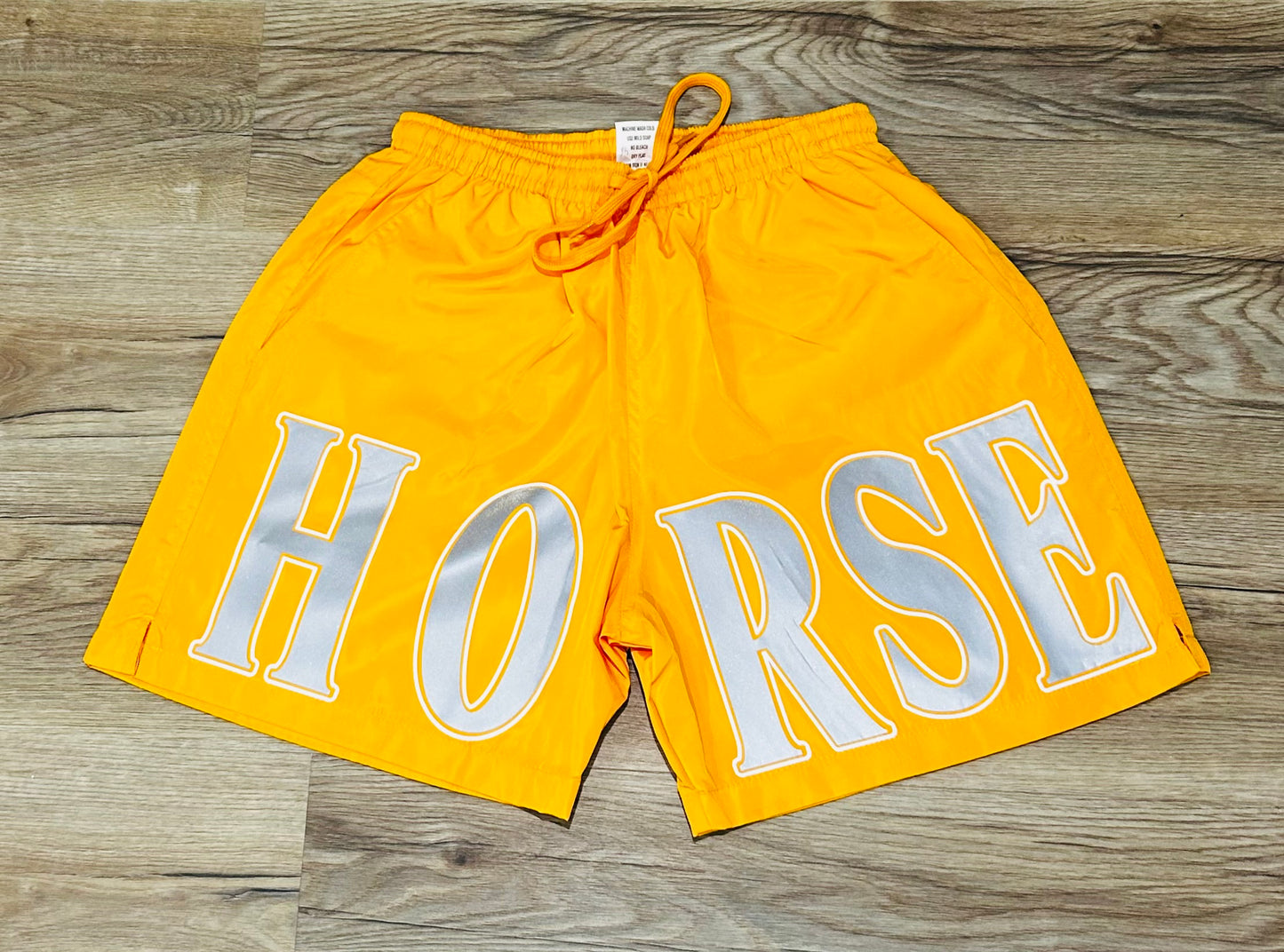 Horse shorts yellow